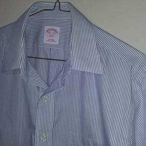 Brooks Brothers non-iron stripe men's dress shirt